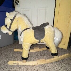 Happy Trails Plush Rocking Riding Horse Toddlers Kids Toy